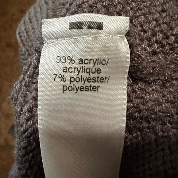 Maurices Women’s Sweater Cardigan Jacket Size Medium Purple Taupe - Picture 6 of 8